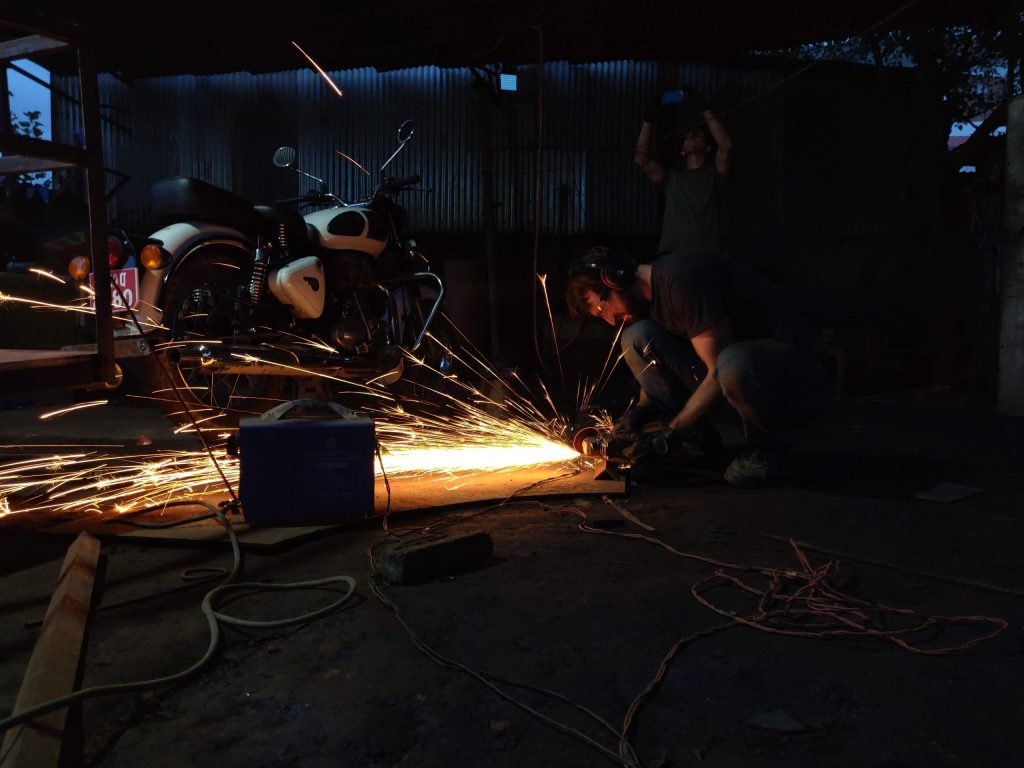 Throttle Out — production filmed in Nepal